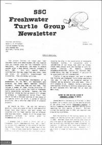 SSC Freshwater Turtle Group newsletter
